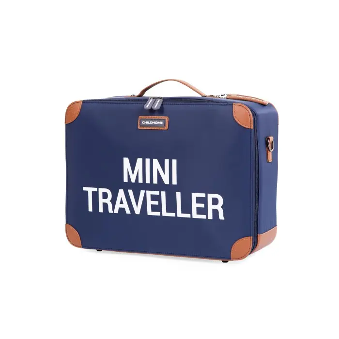 Valise Enfant Mini Traveller Navy Blanc