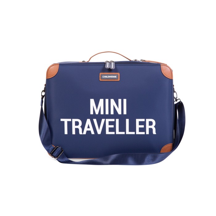 Valise Enfant Mini Traveller Navy Blanc