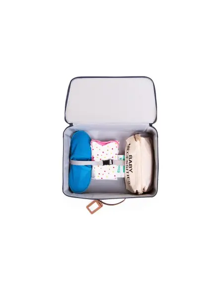 Valise Enfant Mini Traveller Navy Blanc