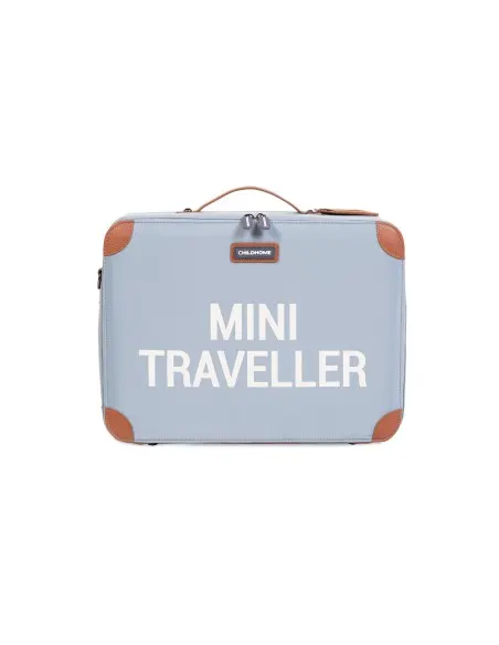 Mini Traveller children's suitcase grey ecru