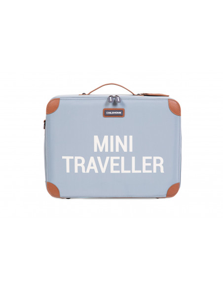 Valise Enfant Mini Traveller Gris Ecru