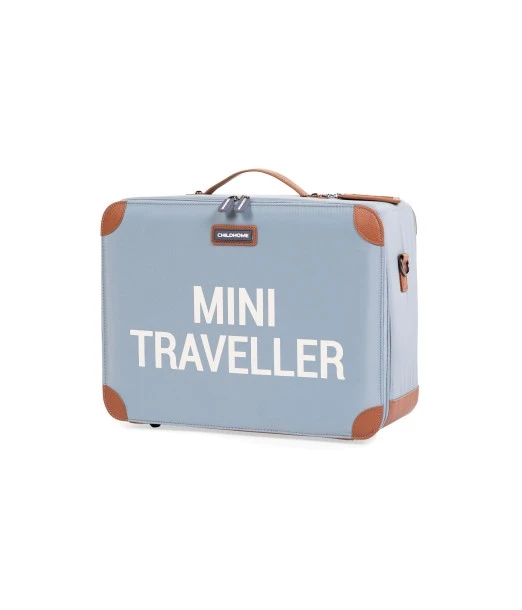 Mini Traveller children's suitcase grey ecru 2