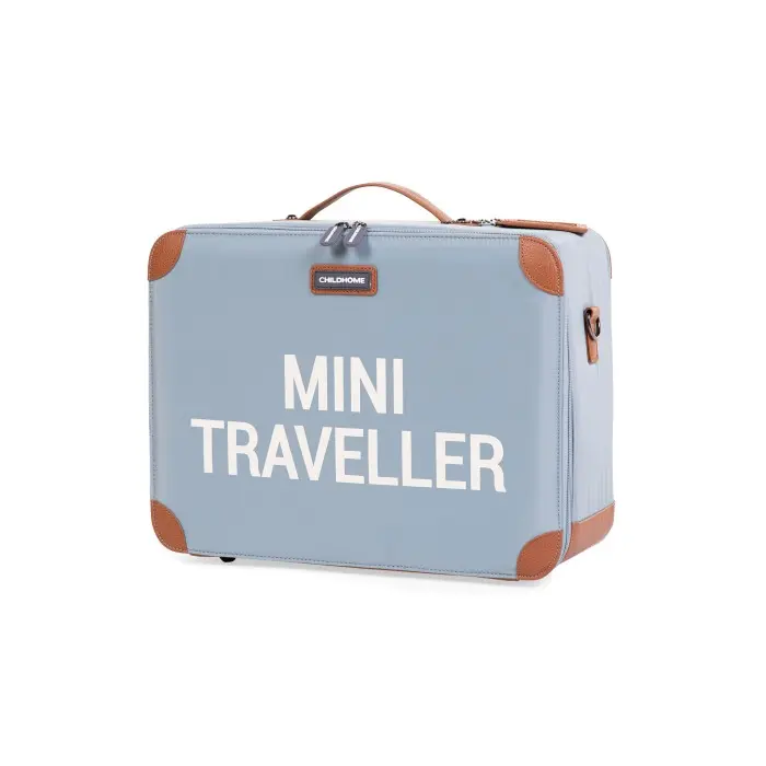 Valise Enfant Mini Traveller Gris Ecru