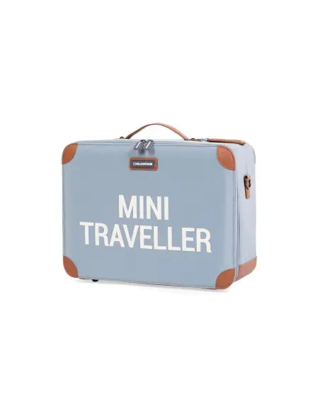 Mini Traveller children's suitcase grey ecru — photo 2