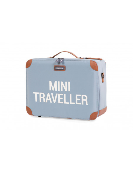 Valise Enfant Mini Traveller Gris Ecru