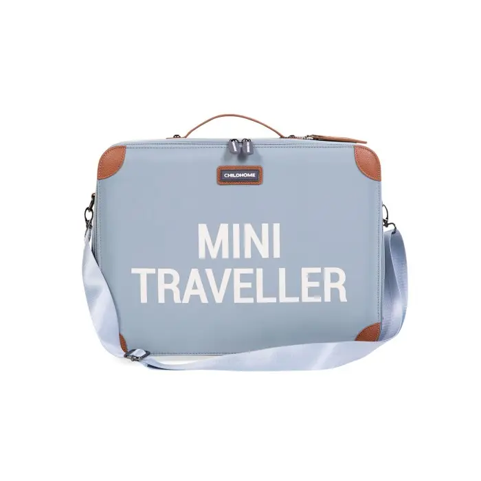 Valise Enfant Mini Traveller Gris Ecru