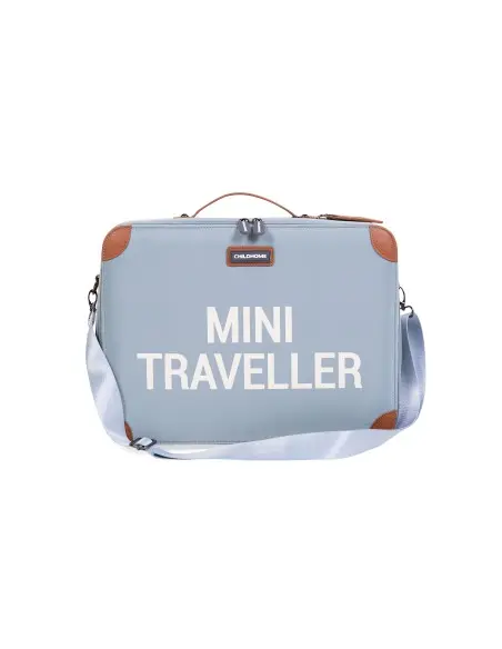 Mini Traveller children's suitcase grey ecru — photo 3