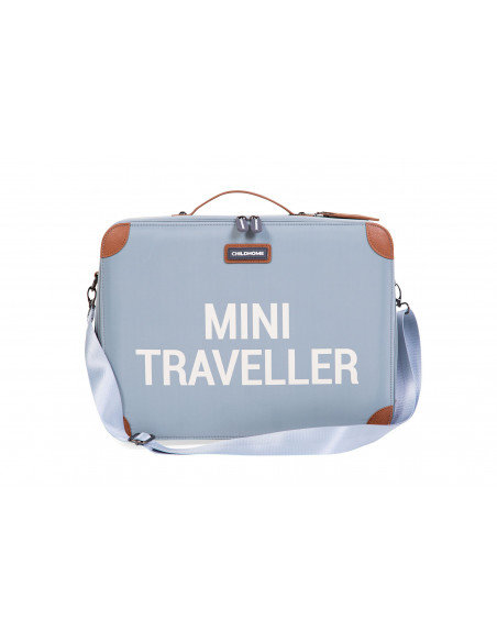 Valise Enfant Mini Traveller Gris Ecru