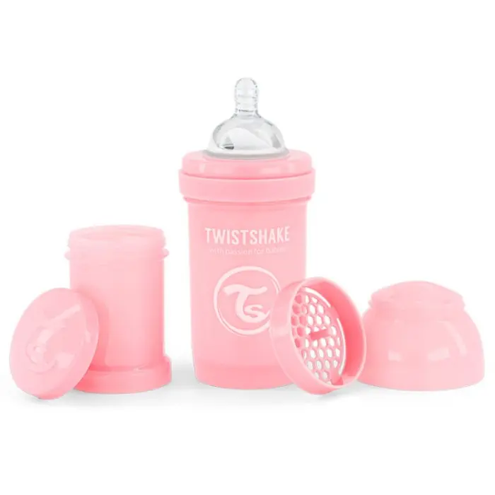 Biberon anti-coliques 180ml 0m+ Rose Twistshake
