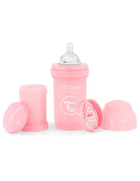 Biberon anti-coliques 180ml 0m+ Rose Twistshake