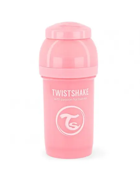Biberon anti-coliques 180ml 0m+ Rose Twistshake