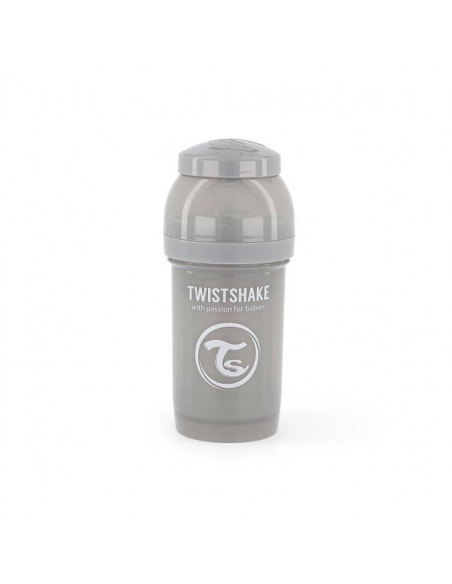 Biberon anti-coliques 180ml 0m+ Gris Twistshake