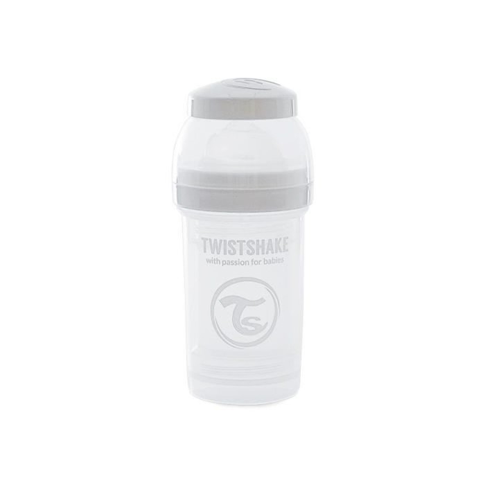Biberon anti-coliques 180ml 0m+ Blanc Twistshake