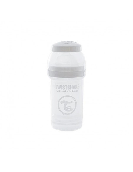 Biberon anti-coliques 180ml 0m+ Blanc Twistshake