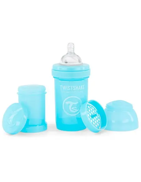 Biberon anti-coliques 180ml 0m+ Bleu Twistshake