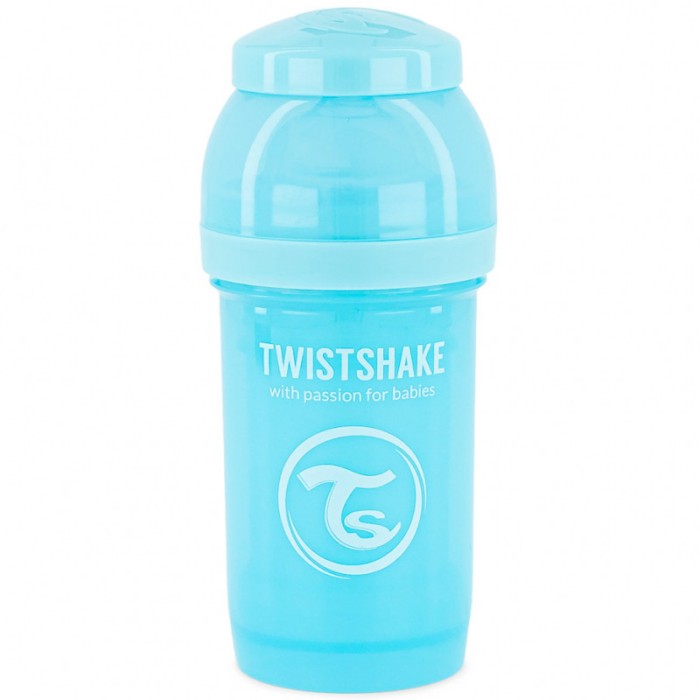 Biberon anti-coliques 180ml 0m+ Bleu Twistshake