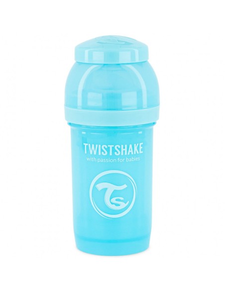 Biberon anti-coliques 180ml 0m+ Bleu Twistshake