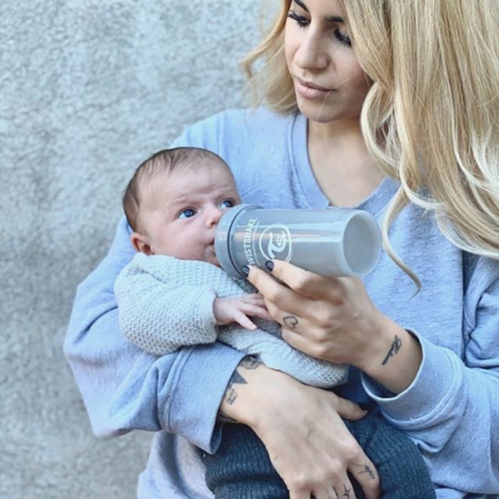 Biberon Anti-Coliques 260ml 2m+ Gris Twistshake