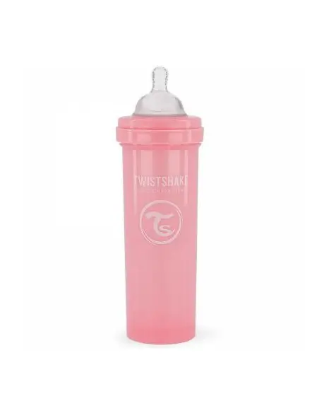 Biberon anti-coliques 330ml 4m+ Rose Twistshake