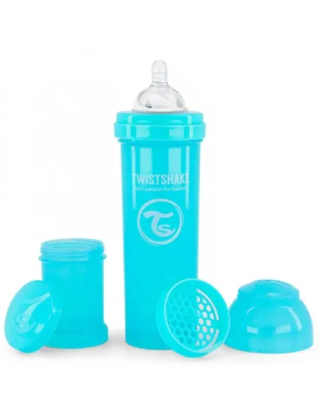Biberon anti-coliques 330ml 4m+ Bleu Twistshake