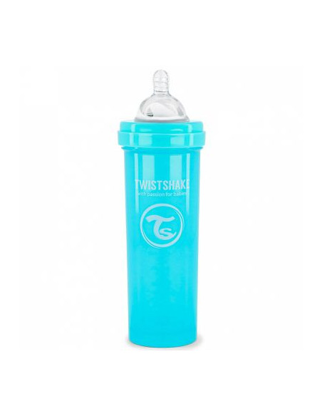 Biberon anti-coliques 330ml 4m+ Bleu Twistshake