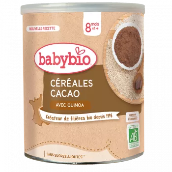 Céréales Infantiles Cacao Avec Quinoa (Dès 6mois) BabyBio