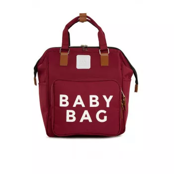 Sac À Dos À Langer Baby Bag Bordeaux