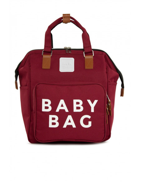 Sac À Dos À Langer Baby Bag Bordeaux