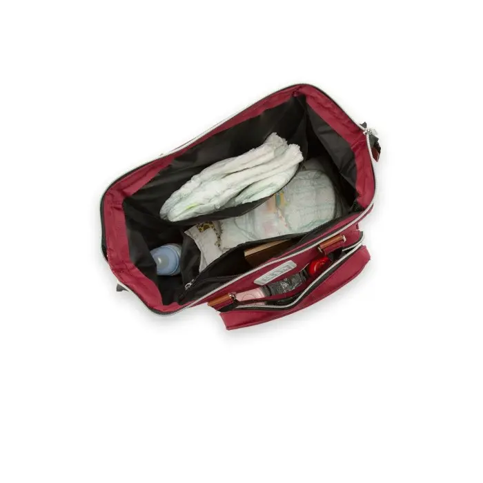 Sac À Dos À Langer Baby Bag Bordeaux