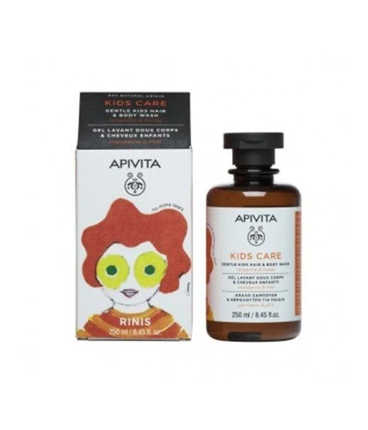Gentle body & hair wash Mandarin & Honey 250 ml Apivita