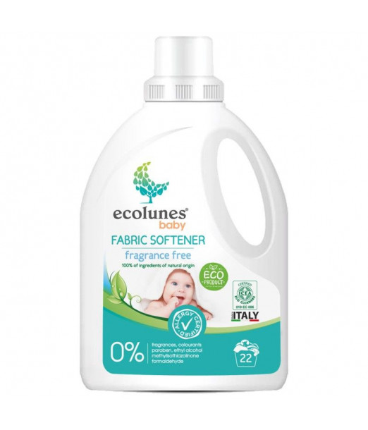 Adoucissant Bébé Écologique et Hypoallergénique -1L Ecolunes