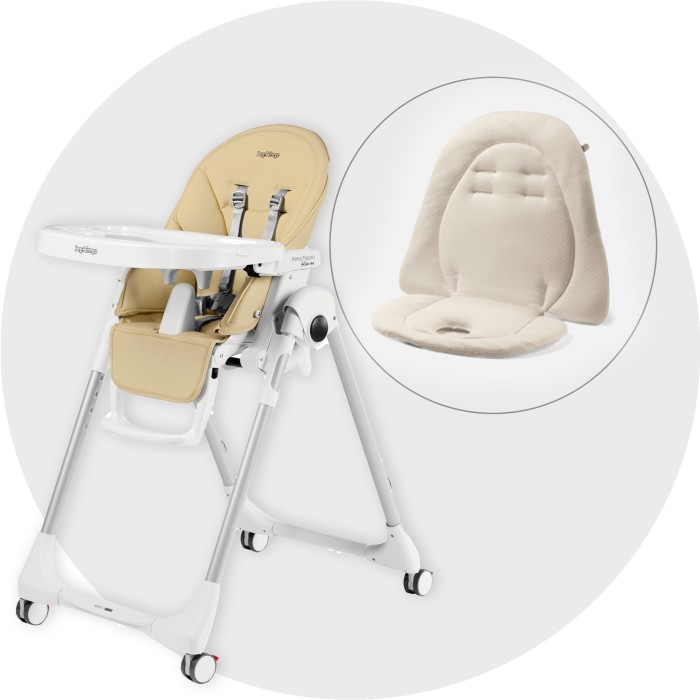 Chaise Haute Prima Pappa Follow Me Paloma Peg Perego au Maroc