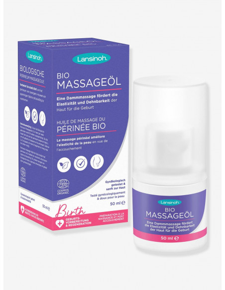 Huile de massage du Périnée Lansinoh Bio 50ml - Lansinoh Maroc
