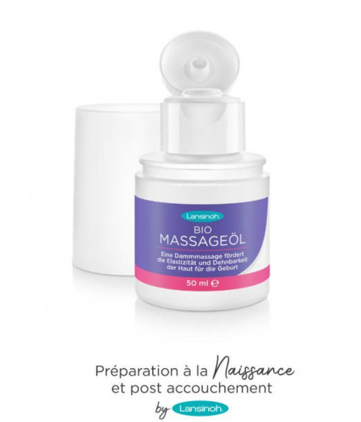 Huile de massage du Périnée Lansinoh Bio 50ml - Lansinoh Maroc