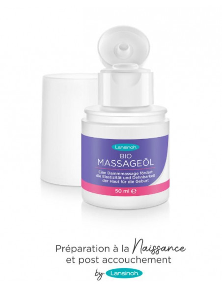 Huile de massage du Périnée Lansinoh Bio 50ml - Lansinoh Maroc