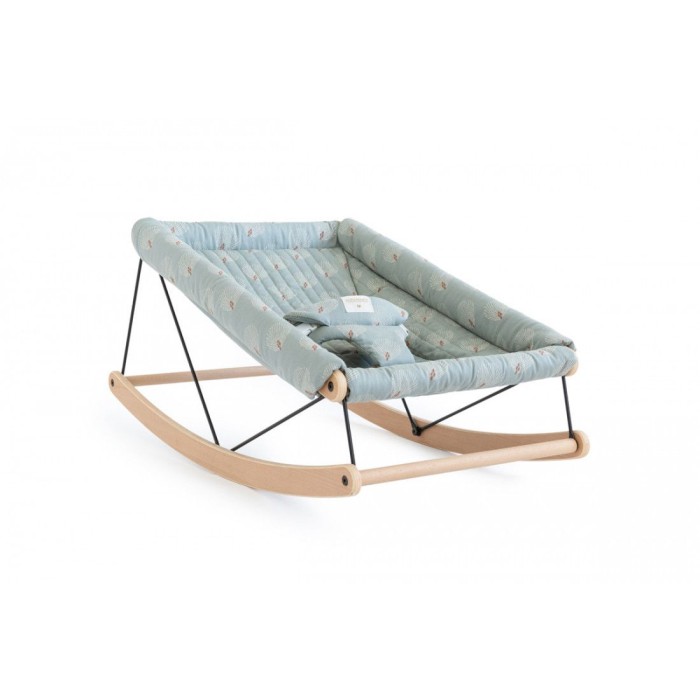 Transat bébé Nobodinoz Growing Green White Gatsby Antique Green