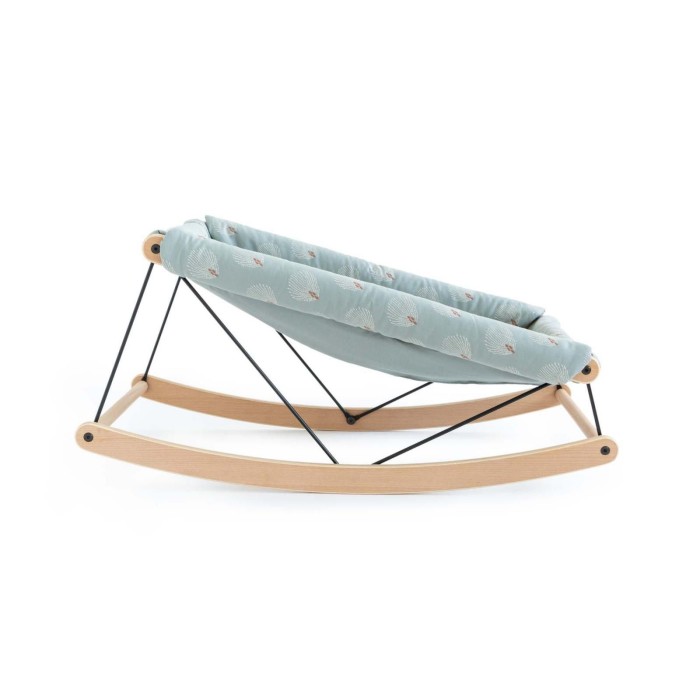 Transat bébé Nobodinoz Growing Green White Gatsby Antique Green