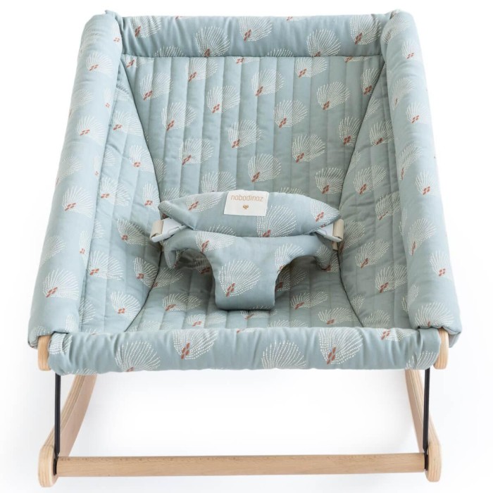 Transat bébé Nobodinoz Growing Green White Gatsby Antique Green