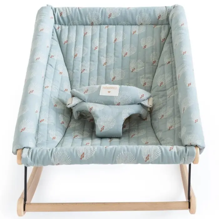 Transat bébé Nobodinoz Growing Green White Gatsby Antique Green