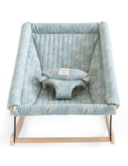 Transat bébé Nobodinoz Growing Green White Gatsby Antique Green