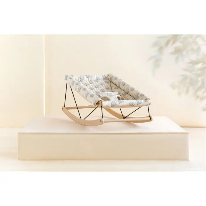 Transat bébé Nobodinoz Growing Green Blue Gatsby Cream -