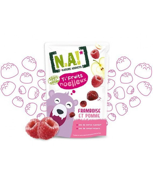 Gommes Ti'Fruits Moelleux Framboise Nature Addicts NA! -  Maroc