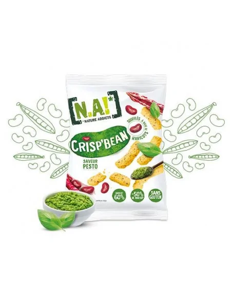 Chips Crisp'Bean Pesto Nature Addicts NA! - Maroc