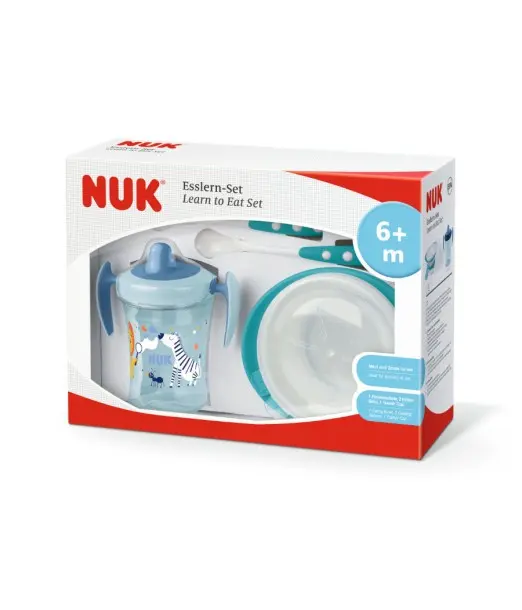Set Repas Nuk Bleu 6m+ - Nuk Maroc 2