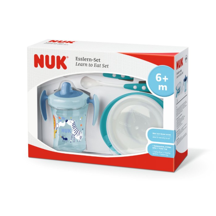 Set Repas Nuk Bleu 6m+ - Nuk Maroc