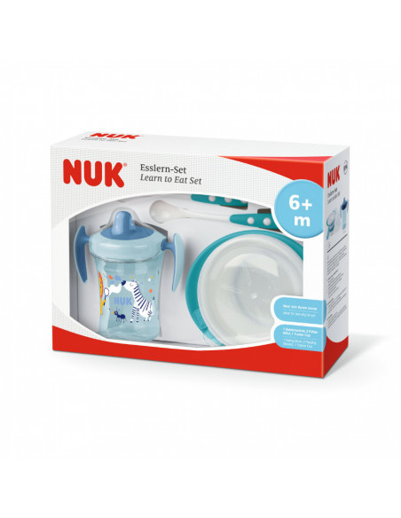 Set Repas Nuk Bleu 6m+ - Nuk Maroc