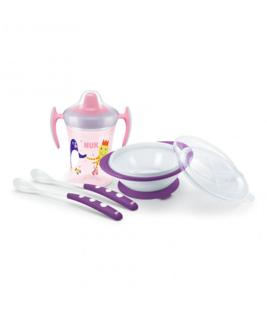 Set Repas Nuk Rose 6m+ - Nuk Maroc