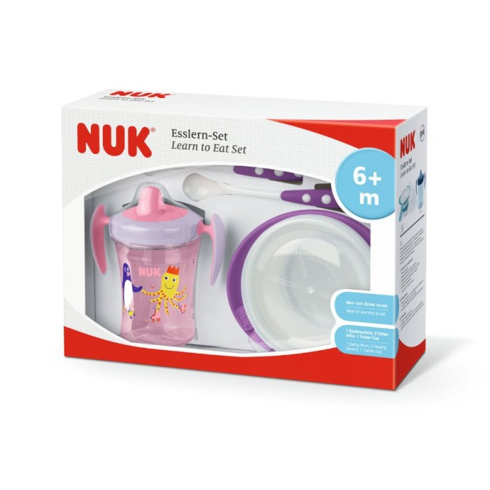 Set Repas Nuk Rose 6m+ - Nuk Maroc