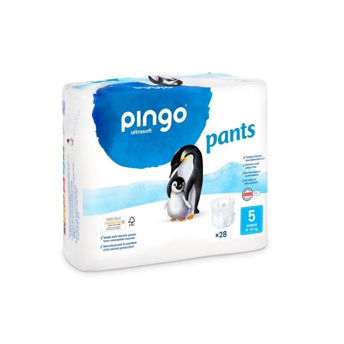 Couches-culottes Pingo Taille 5 (15-25kg) 28unités - Pingo Maroc