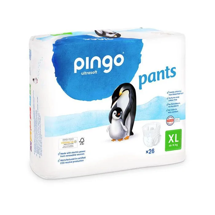 Couches-culottes Pingo Taille XL (16+ kg) 26unités - Pingo Maroc